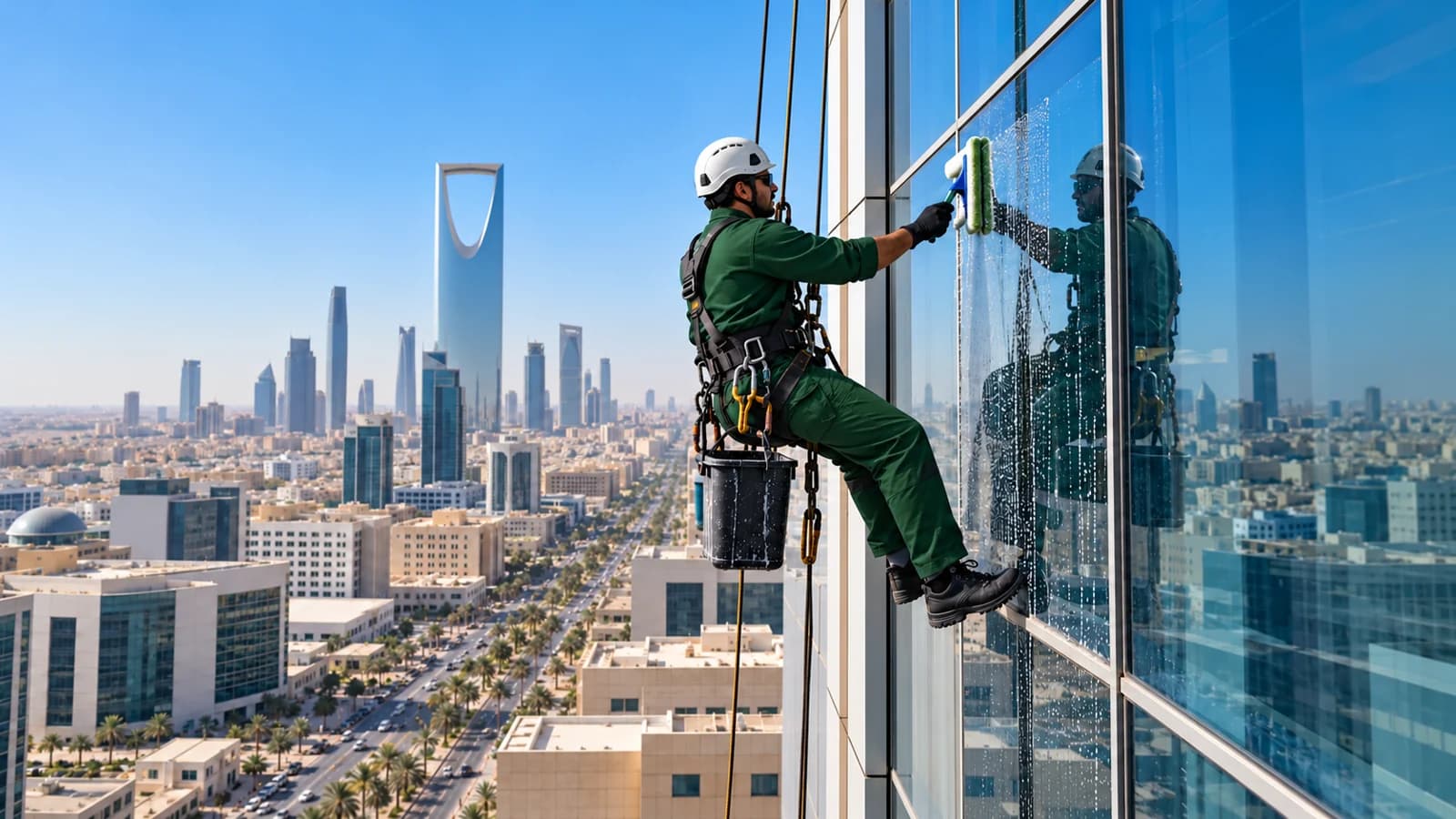 Facade cleaning: rope access or a lift?