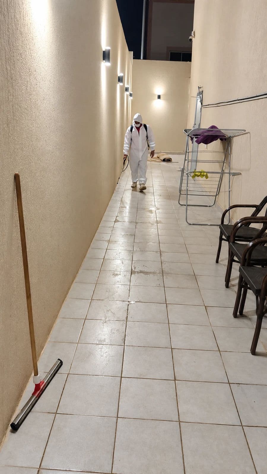 رش ممر خدمة